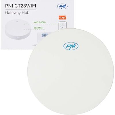PNI CT28WIFI Internet Hub CT 28 kontrollmodul med 8 golvvärmezoner, ABS, vit PNI CT28WIFI Internet Hub CT 28 kontrollmodul med 8 golvvärmezoner, ABS, vit