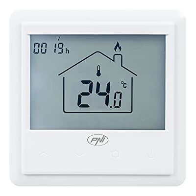 PNI Inbyggd intelligent termostat CT25PW WiFi, internetkontroll golvvärme, ställdon, pumpar, panna, Tuya Smart mobilapplikation PNI Inbyggd intelligent termostat CT25PW WiFi, internetkontroll golvvärme, ställdon, pumpar, panna, Tuya Smart mobilapplikation