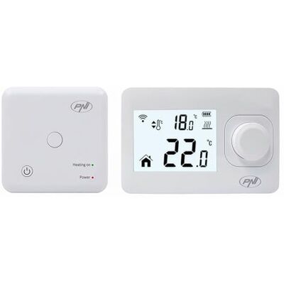PNI CT22 trådlös termostat för värmesystem, 0,2°C hysteres, upplyst display. PNI CT22 trådlös termostat för värmesystem, 0,2°C hysteres, upplyst display.