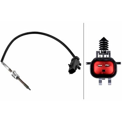 HELLA 6PT 010 376-921 Sensor, avgastemperatur 2-polig skruvad Kabellängd: 320mm HELLA 6PT 010 376-921 Sensor, avgastemperatur 2-polig skruvad Kabellängd: 320mm