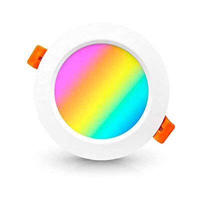 PNI LED-punkt SafeHome PT58RC WiFi intelligent, inbyggd, tak, RGBW, 7 W, 600 lm, ljus/färg kan ställas in via internet, Tuya smart applikation, vit PNI LED-punkt SafeHome PT58RC WiFi intelligent, inbyggd, tak, RGBW, 7 W, 600 lm, ljus/färg kan ställas in via internet, Tuya smart applikation, vit