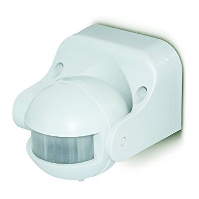 Luceco LGIP44WTW-01 infraröd rörelsedetektor för dag och natt, lutbar, IP20, 1200 W, 240 V, vit, 86 (L) x 77 (H) mm Luceco LGIP44WTW-01 infraröd rörelsedetektor för dag och natt, lutbar, IP20, 1200 W, 240 V, vit, 86 (L) x 77 (H) mm