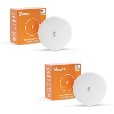 SONOFF SNZB-02P ZigBee 3.0 Temperatur- och Fuktighetssensor, Temperaturfuktighetssensor 2pack, Trådlös Temperatursensor Termometer Hygrometer för Fjärrövervakning Och Hemautomatisering SONOFF SNZB-02P ZigBee 3.0 Temperatur- och Fuktighetssensor, Temperaturfuktighetssensor 2pack, Trådlös Temperatursensor Termometer Hygrometer för Fjärrövervakning Och Hemautomatisering