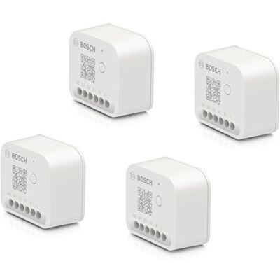 Bosch Smart Home Ljus-/rullgardinstyrning II för styrning av belysningen, rullgardiner/jalusier/markiser, kompatibel med Amazon Alexa, Google Assistant och Apple HomeKit, 4-pack Bosch Smart Home Ljus-/rullgardinstyrning II för styrning av belysningen, rullgardiner/jalusier/markiser, kompatibel med Amazon Alexa, Google Assistant och Apple HomeKit, 4-pack