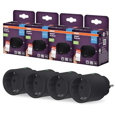 OSRAM Smart+ Plug med Zigbee-teknik, svart SMART+ ZIGBEE Plug, Plugs, Svart, 48 mm dia, 1-Pack OSRAM Smart+ Plug med Zigbee-teknik, svart SMART+ ZIGBEE Plug, Plugs, Svart, 48 mm dia, 1-Pack