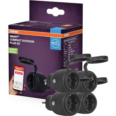 OSRAM SMART+ ZIGBEE Utomhusuttag Svart SMART+ ZIGBEE Compact Outdoor Plug, Plugs, Svart, , 1-Pack OSRAM SMART+ ZIGBEE Utomhusuttag Svart SMART+ ZIGBEE Compact Outdoor Plug, Plugs, Svart, , 1-Pack