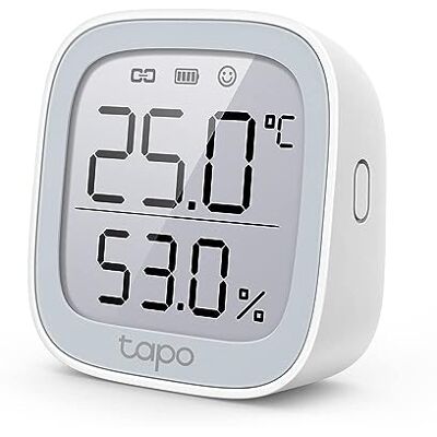 Tapo TP-Link T315 Temperatur- och luftfuktighetsmätare för smarta hem, digital termohygrometer inomhusrumstermometer med 2,7 tums E-Ink-display, sensor med hög precision, hubb krävs Tapo TP-Link T315 Temperatur- och luftfuktighetsmätare för smarta hem, digital termohygrometer inomhusrumstermometer med 2,7 tums E-Ink-display, sensor med hög precision, hubb krävs