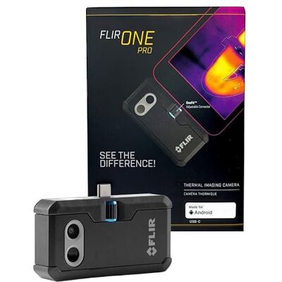 FLIR One Pro Värmekamera För Android-Smarttelefoner (USB-C), 480x360 Superupplösning (160x120 Inbyggd IR) FLIR One Pro Värmekamera För Android-Smarttelefoner (USB-C), 480x360 Superupplösning (160x120 Inbyggd IR)