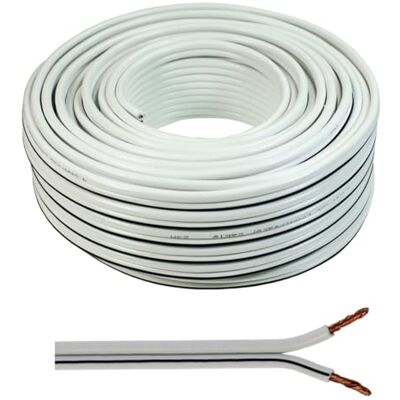 Generic - 311999 - Vit - 2x4mm2 - Högtalarkabel Generic - 311999 - Vit - 2x4mm2 - Högtalarkabel