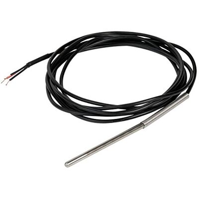 VEMER Temperaturdetekteringssond Värmebeständighet Med Nickelsensor 3 Ledningar Temperaturdetektering PVC-kabellängd 3 m Ni 100 Diameter 6mm VJ44170000 VEMER Temperaturdetekteringssond Värmebeständighet Med Nickelsensor 3 Ledningar Temperaturdetektering PVC-kabellängd 3 m Ni 100 Diameter 6mm VJ44170000
