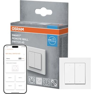 OSRAM SMART+ WIFI REMOTE WALL SWITCH 4 Button OSRAM SMART+ WIFI REMOTE WALL SWITCH 4 Button