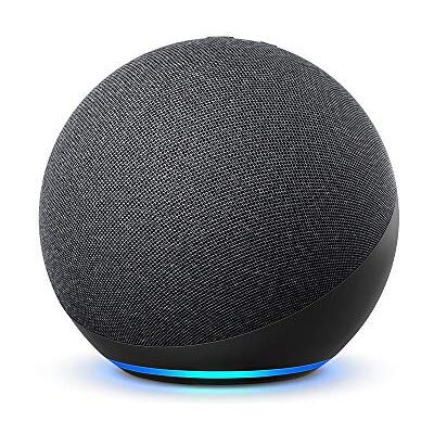 Amazon Echo (4:e generationen), internationell version Med premiumljud, smart home hub och Alexa Grafitgrå Svenskt språk ej tillgängligt Amazon Echo (4:e generationen), internationell version Med premiumljud, smart home hub och Alexa Grafitgrå Svenskt språk ej tillgängligt