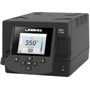 JBC 2-kanals styrenhet DDE-2C DDE-2C (5700200 DD-2B DD-2A -5700200 -DD-2A -DD-2B styrenhet lödstation Excellence flerkanalsstation DDE-2A Effekt: 2 x 150 W