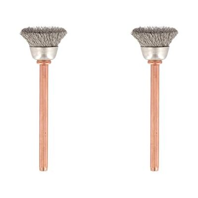 Dremel 531-02 borstar i rostfritt stål (2-pack), 1/2 tum Dremel 531-02 borstar i rostfritt stål (2-pack), 1/2 tum