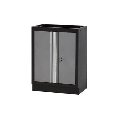 Glowster Basskåp i metall med 2 dörrar, robust design, säker och organiserad förvaring för olika verktyg och utrustning. Glowster Basskåp i metall med 2 dörrar, robust design, säker och organiserad förvaring för olika verktyg och utrustning.