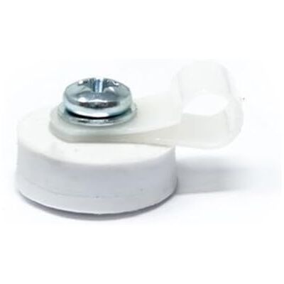 first4magnets 2 stycken gummibelagda kabelhållare magneter 18 mm diameter x 6 mm hög med 6,4 mm kabelklämma (vit) – 1,6 kg dragkraft first4magnets 2 stycken gummibelagda kabelhållare magneter 18 mm diameter x 6 mm hög med 6,4 mm kabelklämma (vit) – 1,6 kg dragkraft