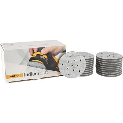 Mirka slipskivor Iridium Soft Ø 77 mm P500 Klett Multifit 20 st Mirka slipskivor Iridium Soft Ø 77 mm P500 Klett Multifit 20 st