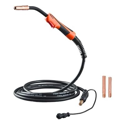 VEVOR Svetspistol med kabel 4,5 m 250 A, kompatibel med Lincoin Power MLG 200, 215, 216, 255 och Wire-Matic 255, för svetstrådar 0,89 mm, 1,14 mm, olika svetsuppgifter, svart, one size VEVOR Svetspistol med kabel 4,5 m 250 A, kompatibel med Lincoin Power MLG 200, 215, 216, 255 och Wire-Matic 255, för svetstrådar 0,89 mm, 1,14 mm, olika svetsuppgifter, svart, one size