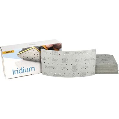 Mirka Iridium slipark 115x230mm 55 hål Korn 100 50 st kardborre Mirka Iridium slipark 115x230mm 55 hål Korn 100 50 st kardborre
