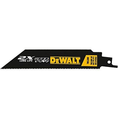DeWalt 6-Inch Reciprocating Saw Blades, 18 TPI, 5-Pack (DWAR6118) DeWalt 6-Inch Reciprocating Saw Blades, 18 TPI, 5-Pack (DWAR6118)