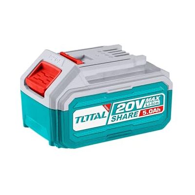 TOTAL Litiumbatteri P20S 20 V 5 Ah med laddningsnivåindikator, kompatibel med alla Tools batteridrivna verktyg i P20S-sortimentet TOTAL Litiumbatteri P20S 20 V 5 Ah med laddningsnivåindikator, kompatibel med alla Tools batteridrivna verktyg i P20S-sortimentet