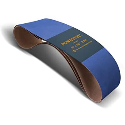 POWERTEC 464806z-3 15,2 cm x 121,9 cm 60 Grit metal grinding zirconia nastro abrasivo, pacchi POWERTEC 464806z-3 15,2 cm x 121,9 cm 60 Grit metal grinding zirconia nastro abrasivo, pacchi