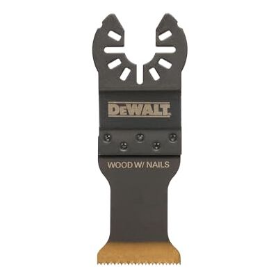 DeWalt Hoja av sierra av titanio för metal 30mm x 43mm för multi-herramienta oscillante säker kontroll för kapning och trimning, 30 mm, 43 mm DeWalt Hoja av sierra av titanio för metal 30mm x 43mm för multi-herramienta oscillante säker kontroll för kapning och trimning, 30 mm, 43 mm