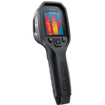 FLIR TG298 värmekamera med högtemperatur IR-punktupplösning 320x240 (160x120 nativ IR) och Bullseye-laser: Industriell infraröd punktkamera för högtemperaturapplikationer FLIR TG298 värmekamera med högtemperatur IR-punktupplösning 320x240 (160x120 nativ IR) och Bullseye-laser: Industriell infraröd punktkamera för högtemperaturapplikationer