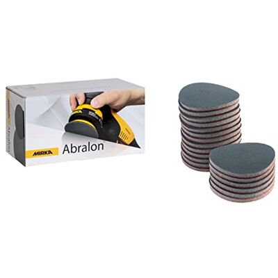 Mirka Abralon sliprondell Ø 77mm / med kardborreband/korn 360/20 st/för slipning och polering av lack, trä, plast Mirka Abralon sliprondell Ø 77mm / med kardborreband/korn 360/20 st/för slipning och polering av lack, trä, plast