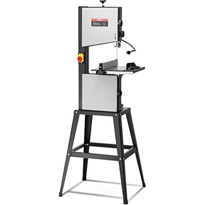 VEVOR Bandsåg med stativ, 245 mm, 2 hastigheter 506/920 varv/min, 370 W, skärhöjd 160 mm, sågblad längd 1832 mm, guide, flikmätare för trä, aluminium, plast VEVOR Bandsåg med stativ, 245 mm, 2 hastigheter 506/920 varv/min, 370 W, skärhöjd 160 mm, sågblad längd 1832 mm, guide, flikmätare för trä, aluminium, plast
