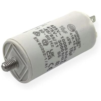 cyclingcolors motorstartkondensator 16µF 450 V Ø40 mm 70 mm M8 gräsklippare gräsklippare kompressor cyclingcolors motorstartkondensator 16µF 450 V Ø40 mm 70 mm M8 gräsklippare gräsklippare kompressor
