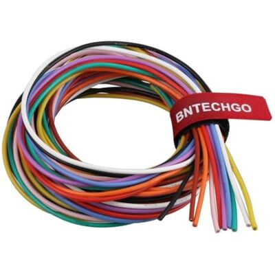 BNTECHGO 18 AWG silikontrådssats, 10 färger, 1,5 m flexibel 18 AWG trådad förtennad koppartråd BNTECHGO 18 AWG silikontrådssats, 10 färger, 1,5 m flexibel 18 AWG trådad förtennad koppartråd