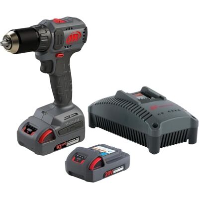 Ingersoll Rand D3141-K22-EU Sladdlös Kompakt Borrskruvdragare IQV20 Borstlös Bor Maskin Med LED Lampa och Metallchuck 50 Nm, ½'' Hårdmetalltänder, Ergonomisk Design, Två Hastighetsinställningar Ingersoll Rand D3141-K22-EU Sladdlös Kompakt Borrskruvdragare IQV20 Borstlös Bor Maskin Med LED Lampa och Metallchuck 50 Nm, ½'' Hårdmetalltänder, Ergonomisk Design, Två Hastighetsinställningar