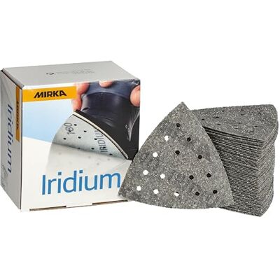 Mirka Iridium Premium slipark 93x93x93mm 15-hål korn 40 50 st Mirka Iridium Premium slipark 93x93x93mm 15-hål korn 40 50 st