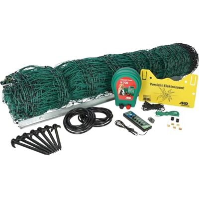 AKO Fencing Nätset För Fjäderfä 50 M, Grönt Inkl. 230V-Enhet + Tillbehör AKO Fencing Nätset För Fjäderfä 50 M, Grönt Inkl. 230V-Enhet + Tillbehör