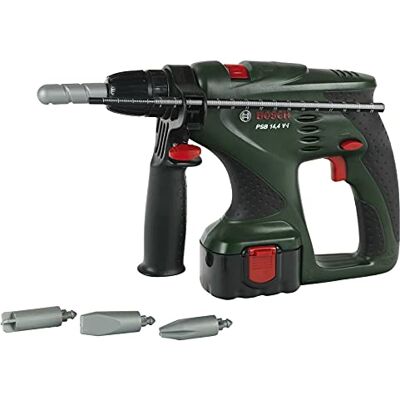Theo Klein 8450 Bosch-slagborr I Slagborr med vänster- och högerrotation och utbytbara borrar I Mått: 29 cm x 15 cm x 4 cm I Leksaker för barn över 3 år Theo Klein 8450 Bosch-slagborr I Slagborr med vänster- och högerrotation och utbytbara borrar I Mått: 29 cm x 15 cm x 4 cm I Leksaker för barn över 3 år