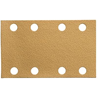 Mirka Gold universellt sandpapper 81x133mm / kardborreband / 8-hål/korn P240 / 100 st/För slipning av gips, spackel, spånskivor, trä, lack Mirka Gold universellt sandpapper 81x133mm / kardborreband / 8-hål/korn P240 / 100 st/För slipning av gips, spackel, spånskivor, trä, lack