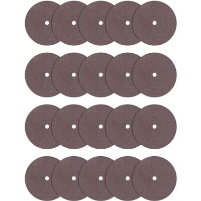 Dremel 420 avstängningshjul, 15/16 tum (23,8 mm) diameter, 1,0 mm (0,40 tum) skivtjocklek, skärande roterande verktygstillbehör (20 stycken) Dremel 420 avstängningshjul, 15/16 tum (23,8 mm) diameter, 1,0 mm (0,40 tum) skivtjocklek, skärande roterande verktygstillbehör (20 stycken)