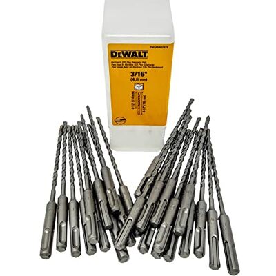 DeWalt (25-pack) DWAF5403B25 DWAF5403 3/16 tum x 6-1/2 tum SDS roterande hammare bits DeWalt (25-pack) DWAF5403B25 DWAF5403 3/16 tum x 6-1/2 tum SDS roterande hammare bits