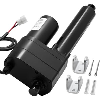VEVOR 12 V linjärställdon, 200 mm stroke, ultrastark 9 000 N, IP65-skyddsklass med monteringsfästen för industrimaskiner, behållare, tunga lyftsystem VEVOR 12 V linjärställdon, 200 mm stroke, ultrastark 9 000 N, IP65-skyddsklass med monteringsfästen för industrimaskiner, behållare, tunga lyftsystem