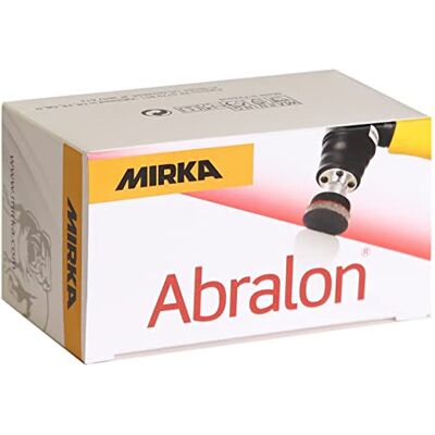 Mirka Abralon sliprondell Ø 34 mm/med kardborreband/korn 360/10/pack/för slipning och polering av lack, trä, plast Mirka Abralon sliprondell Ø 34 mm/med kardborreband/korn 360/10/pack/för slipning och polering av lack, trä, plast