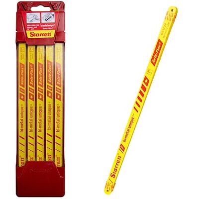 Starrett KBS1224-100 24 TPI bågsågblad, 300 mm x 13 mm x,65 mm, förpackning med 50 Starrett KBS1224-100 24 TPI bågsågblad, 300 mm x 13 mm x,65 mm, förpackning med 50