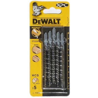 DeWalt Hoja av sierra av calar XPC HCS 100mm, skärverktyg för kapning och trimning, 100 mm, 5-pack DeWalt Hoja av sierra av calar XPC HCS 100mm, skärverktyg för kapning och trimning, 100 mm, 5-pack