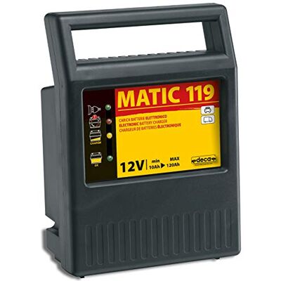 deca MATIC119 laddare 12 V 120 AH, gul deca MATIC119 laddare 12 V 120 AH, gul