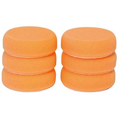 Dino KRAFTPAKET Poleringssvamp 75 mm x 30 mm medium (set med 6) medium hård poleringsplatta för polerdynor stöddynor med kardborreband Dino KRAFTPAKET Poleringssvamp 75 mm x 30 mm medium (set med 6) medium hård poleringsplatta för polerdynor stöddynor med kardborreband