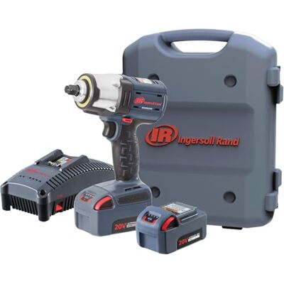 Ingersoll Rand 1/2 Tum 20 V Sladdlös Mutterdragare W5153-K22B-EU, 2 st. BL2022 Litiumjonbatterier 5,0 Ah och Laddare i 1 Förvaringsväska Ingersoll Rand 1/2 Tum 20 V Sladdlös Mutterdragare W5153-K22B-EU, 2 st. BL2022 Litiumjonbatterier 5,0 Ah och Laddare i 1 Förvaringsväska