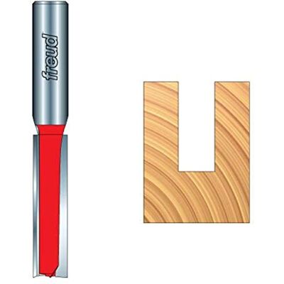 Freud 12-162: 13/16" (Dia.) Double Flute Straight Bit with 1/2" Shank Freud 12-162: 13/16" (Dia.) Double Flute Straight Bit with 1/2" Shank