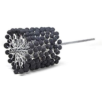 Flex-Hone Brush Research cylinderhona, GBD-serien, kiselkarbid slipmedel, 178 mm (7 tum) diameter, 120 korn storlek Flex-Hone Brush Research cylinderhona, GBD-serien, kiselkarbid slipmedel, 178 mm (7 tum) diameter, 120 korn storlek