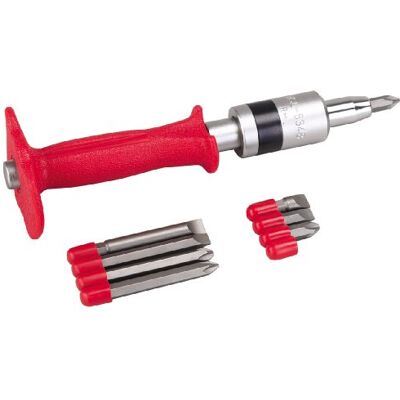 OTC 4608 3/8 tums drivenhet slagskruvmejsel med 8-delad skruvmejsel bit set OTC 4608 3/8 tums drivenhet slagskruvmejsel med 8-delad skruvmejsel bit set