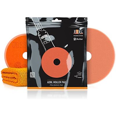 ADBL Poleringssvamp med dubbelverkande kardborreknäppning, professionell kvalitet, Ø 125 mm (orange/ett step) ADBL Poleringssvamp med dubbelverkande kardborreknäppning, professionell kvalitet, Ø 125 mm (orange/ett step)